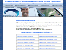 Tablet Screenshot of kofferservice.de